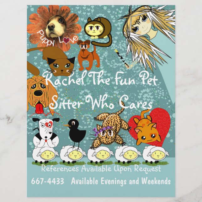 Pet Sitter Flyer (Front)