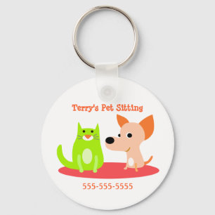 Pet Sitter Promotional Keychain