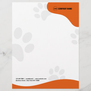 Pet Sitter Services Custom Custom Letterhead