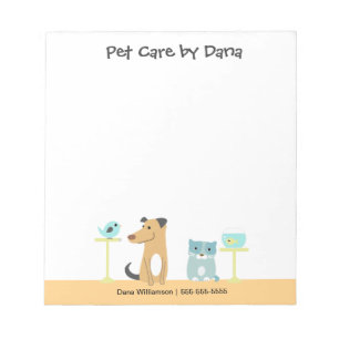 Pet Sitter's Notepad