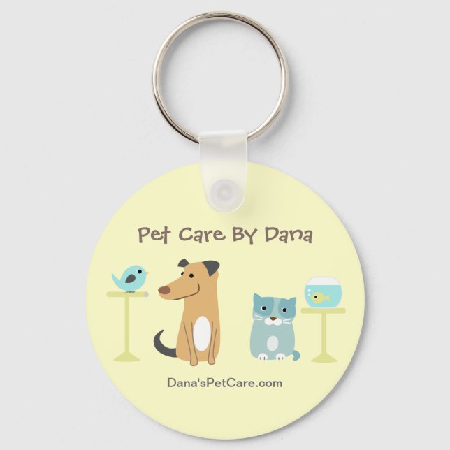 Pet Sitter's Promotional Keyring (Front)
