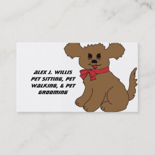 Pet Sitting Business Card