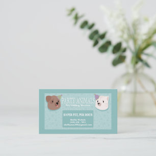 Pet Sitting Business Card