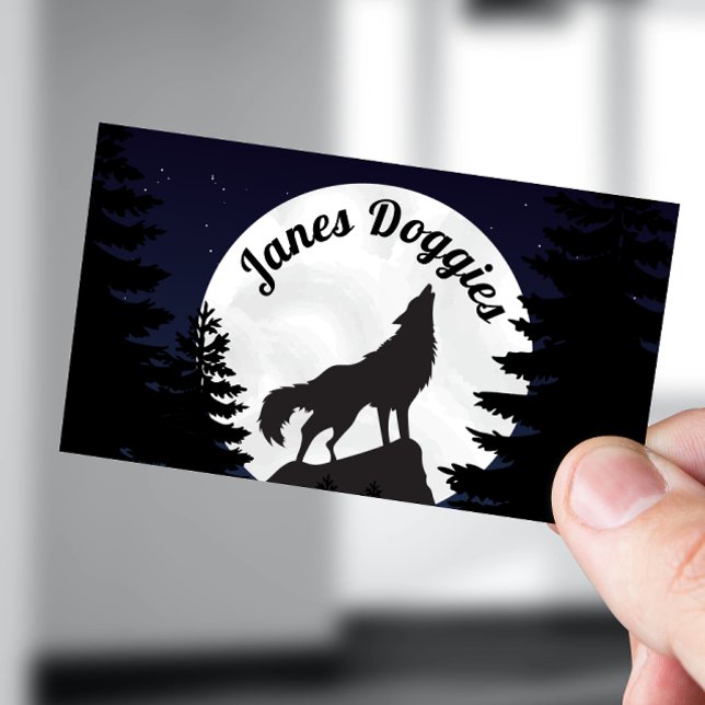 Pet Sitting Dog Walking  Business Card (Creator Uploaded)