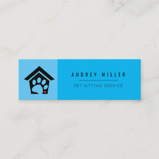 Pet Sitting Service Pet Care Square Business Card