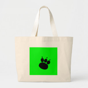 Pet Sitting Services Paw Print Large Tote Bag