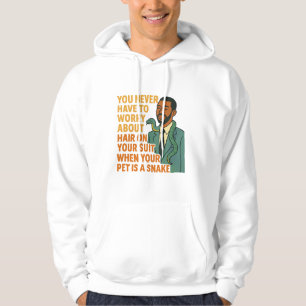 Pet Snake No Hair Suit Funny Graphic Hoodie