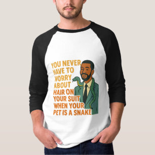 Pet Snake No Hair Suit Funny Graphic T-Shirt
