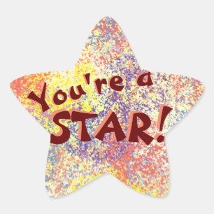 Pet Star Bonny Bunnies "You're a Star!" Star Sticker