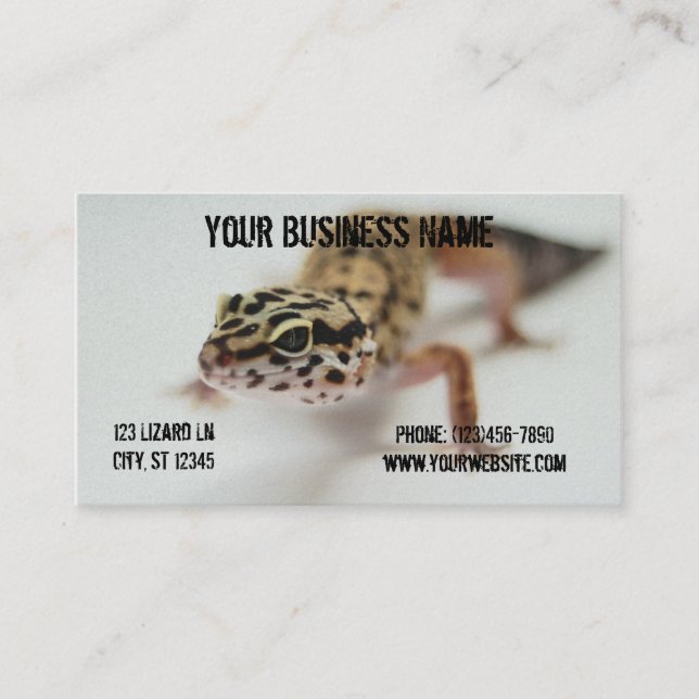 Pet Supply Business Card (Front)