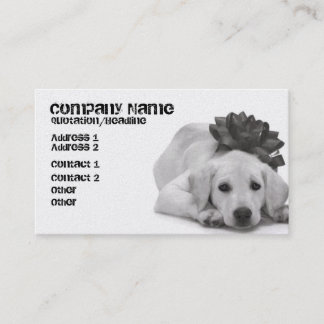 Pet Supply/Groomer/Etc. Business Card