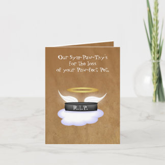 Pet Sympathy Card