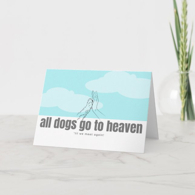 Pet Sympathy Card (Front)