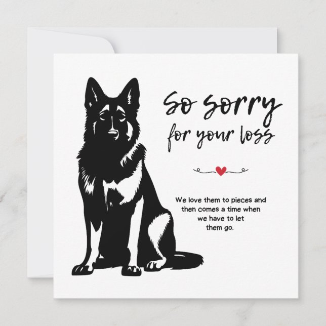 Pet Sympathy Card (Front)