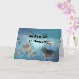 Pet Sympathy Card