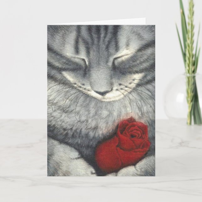 Pet Sympathy Card (Cat) (Front)
