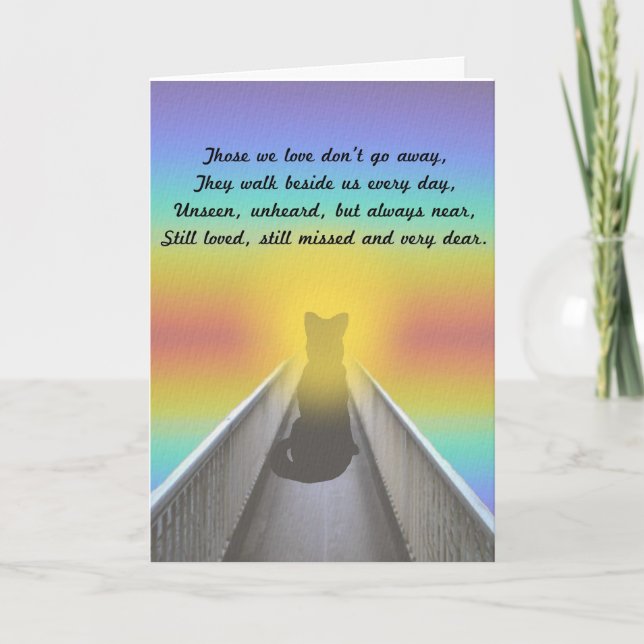 Pet Sympathy Card - Dog (Front)