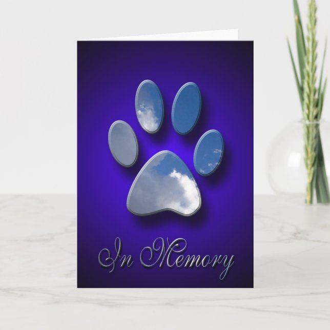 Pet Sympathy Card Dog Sympathy Cat Sympathy (Front)