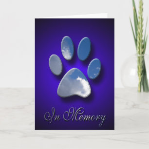Pet Sympathy Card Dog Sympathy Cat Sympathy
