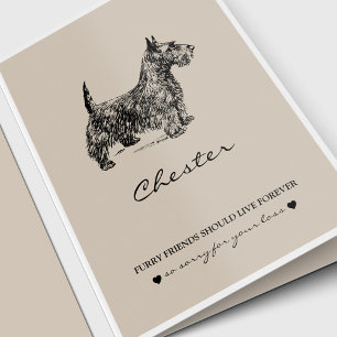 Pet Sympathy Cards Best Friend Fox Terrier