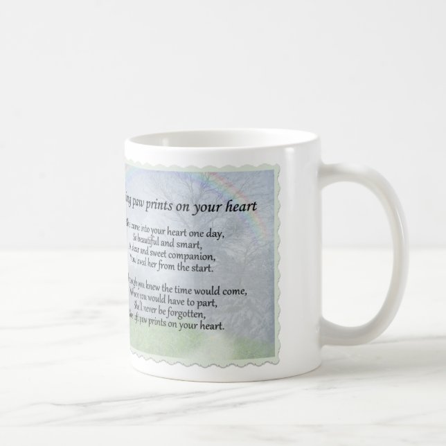 Pet sympathy mug for male pet (Right)