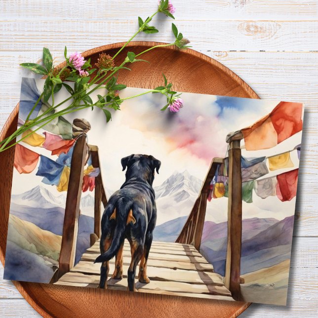 Pet Sympathy Personalised Photo pet Loss Card (Rainbow bridge pet loss)