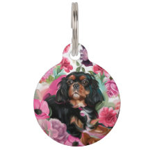 Pet TAG | 'Love' Black & Tan Cavalier Art