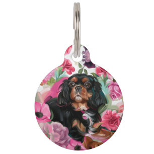 Pet TAG 'Love' Black & Tan Cavalier Art