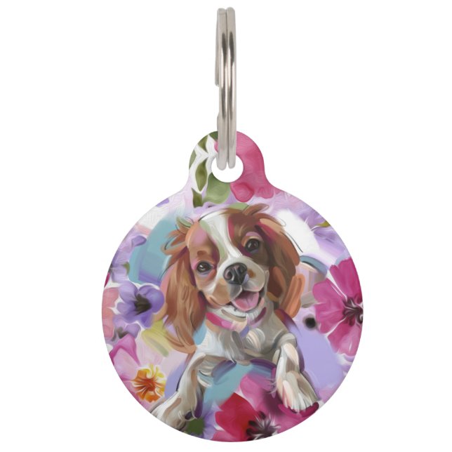 Pet TAG | 'Sunshine' Blenheim Cavalier Art (Front)