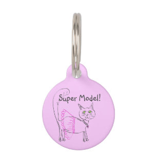 Pet Tag Super Model! Cat