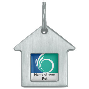 Pet Tag with Flag of Ottawa, Canada