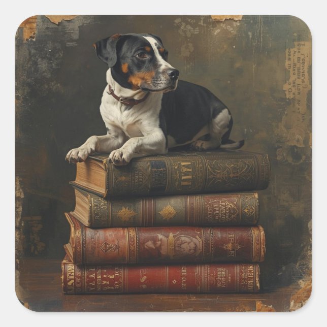 Pet Talk Magnetic Card Square Sticker (Front)