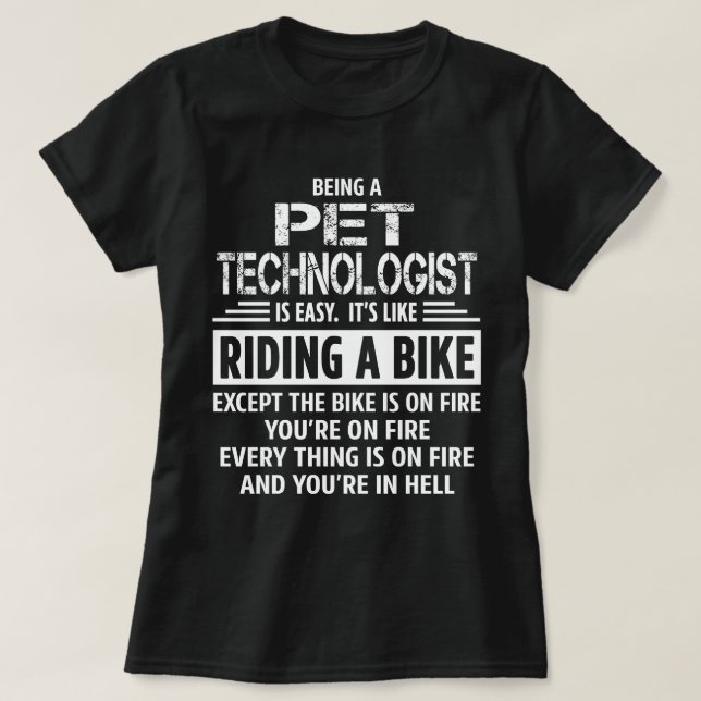 PET Technologist T-Shirt (Design Front)