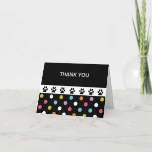 Pet Theme Business Thank You Cards