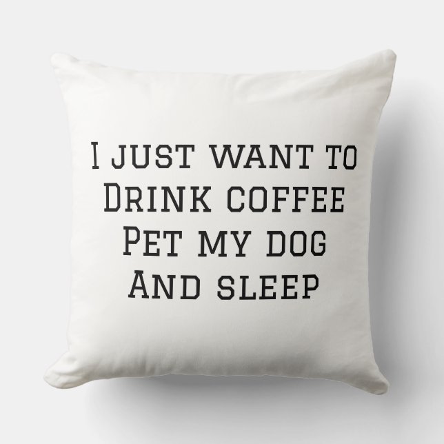 Pet Throw Pillow (Front)