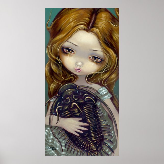 Pet Trilobite fantasy lowbrow Art Print (Front)