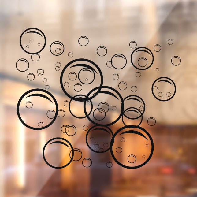 Pet wash Bubbles black colour outline (Sheet 2)