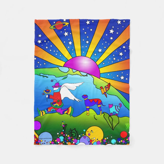 Pet World Fleece Blanket (Front)