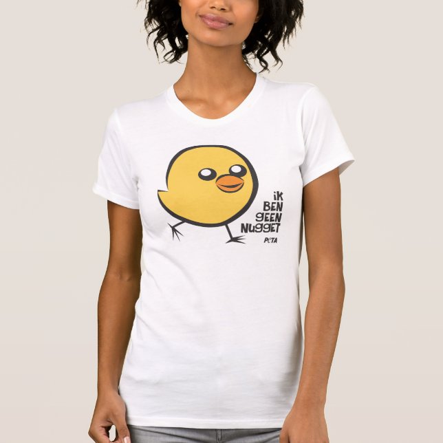 PETA I am no nugget T-Shirt (Front)