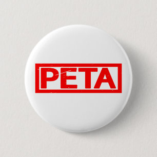 Peta Stamp 6 Cm Round Badge