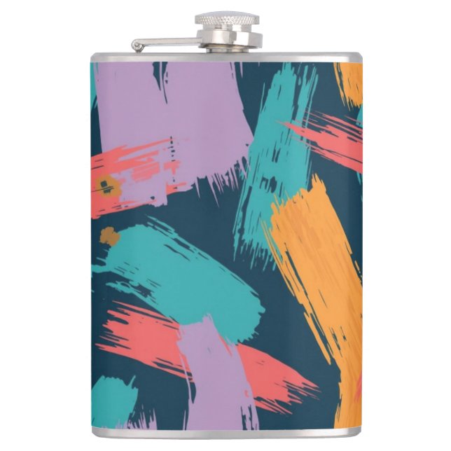 Petacas with modern design hip flask (Front)