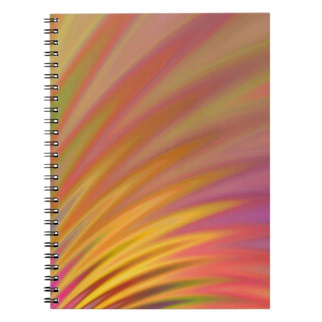 Petal Burst Abstract Notebook (Front)