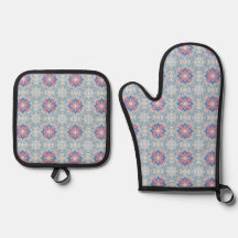Petal Confetti Tile – Pink and Blue Floral