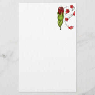 "Petal Fall # 1" Floral Stationery