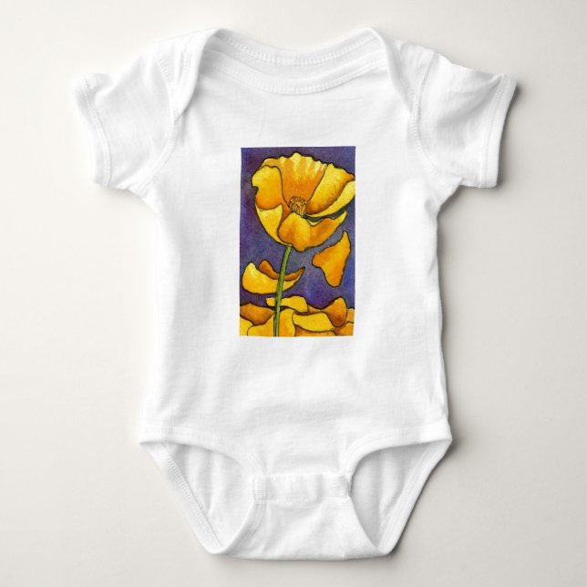 Petal Fall # 4 Baby Bodysuit (Front)