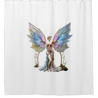 Petal Glimmerbreeze Fantasy Fairy Shower Curtain