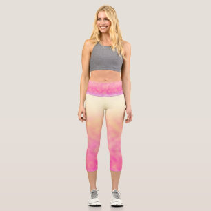 Petal Glow Capri Leggings