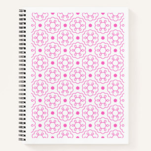 "Petal Harmony" Geometric Floral Stationery Notebook