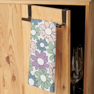 Petal Jubilee Twilight Garden Tea Towel
