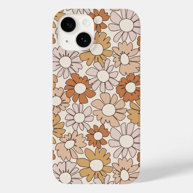 Petal Jubilee Warm Earth Boho Case-Mate iPhone Case (Back)